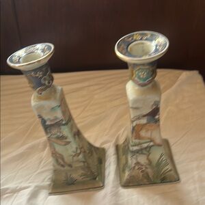 Elegant Ceramic Candle Holders